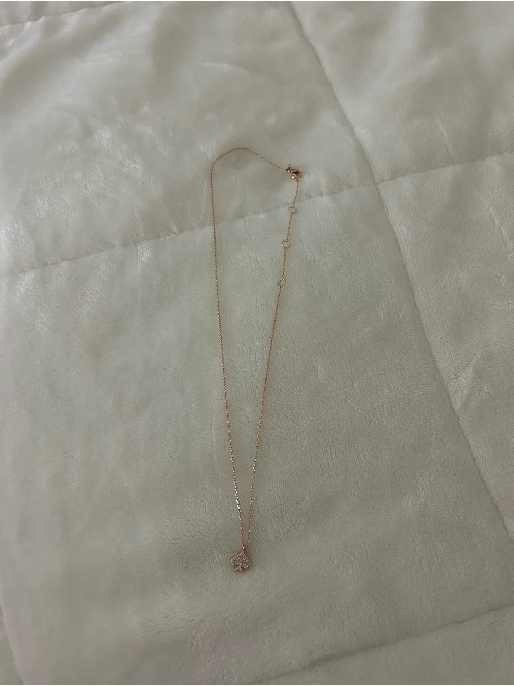Kate Spade Everyday Spade Pave Mini Pendant